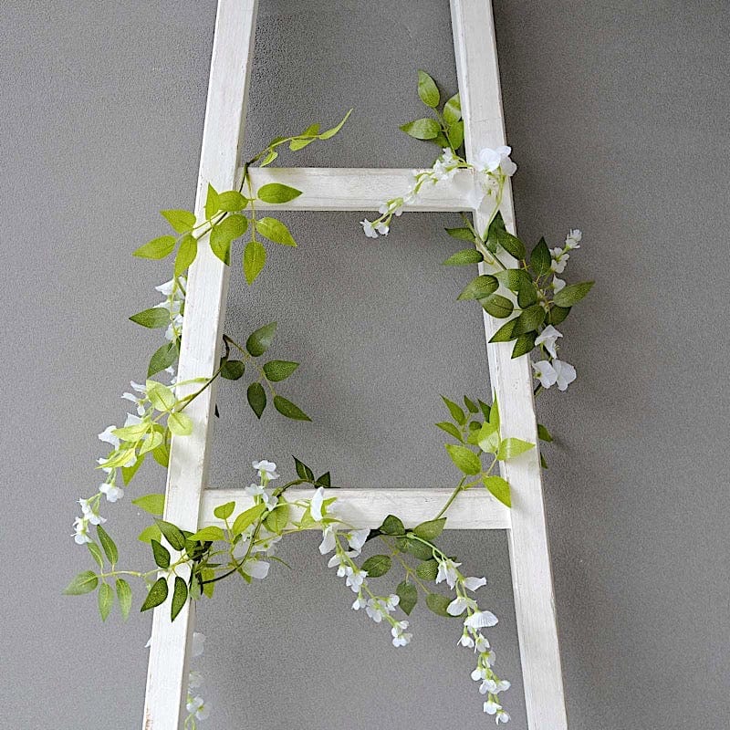 2 Silk Wisteria Flower Garland Hanging Vines