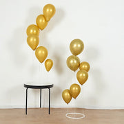 2 Spiral Plastic Balloon Tower Stands with Round Base - White BLOON_STAND08_RND3