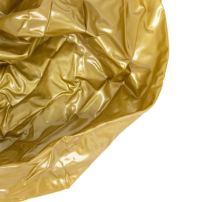 2 Vinyl Inflatable Beach Balls - Gold