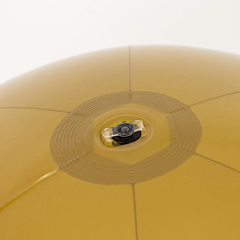 2 Vinyl Inflatable Beach Balls - Gold