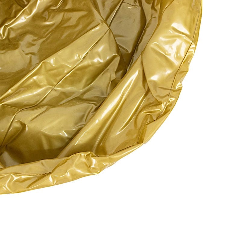2 Vinyl Inflatable Beach Balls - Gold