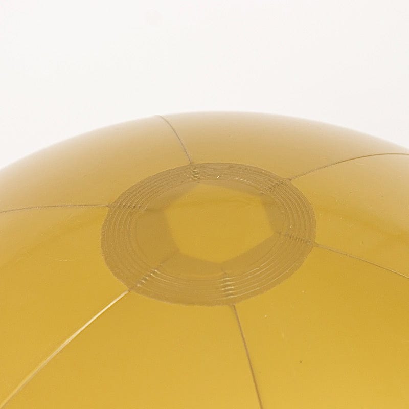 2 Vinyl Inflatable Beach Balls - Gold