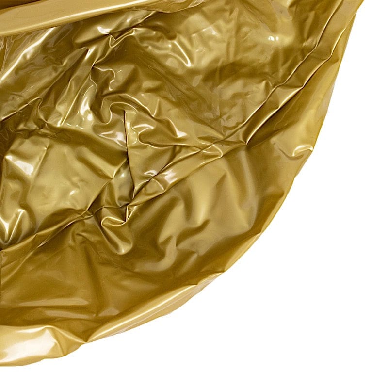 2 Vinyl Inflatable Beach Balls - Gold