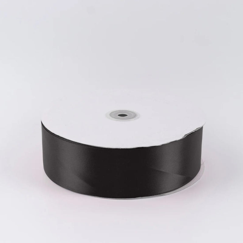 2" x 100 yards Satin Single Face Decorative Craft Ribbon RIB_SATN_20_BLK