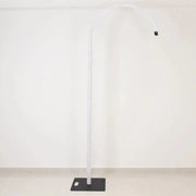 20 ft Spandex Upright Pole Cover for Event Setup - White BKDP_STND_ALUM_3X20_SPX_WHT