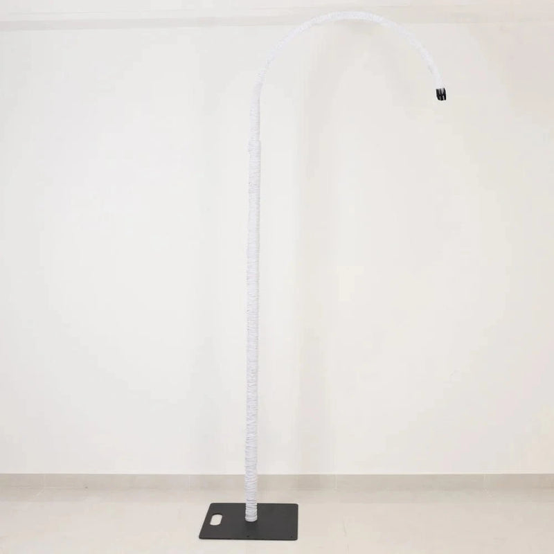 20 ft Spandex Upright Pole Cover for Event Setup - White BKDP_STND_ALUM_3X20_SPX_WHT