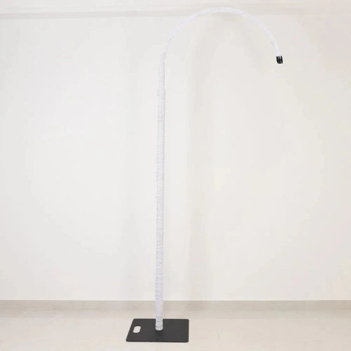 20 ft Spandex Upright Pole Cover for Event Setup - White BKDP_STND_ALUM_3X20_SPX_WHT
