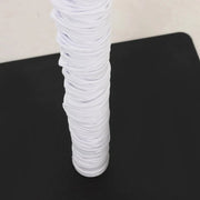 20 ft Spandex Upright Pole Cover for Event Setup - White BKDP_STND_ALUM_3X20_SPX_WHT