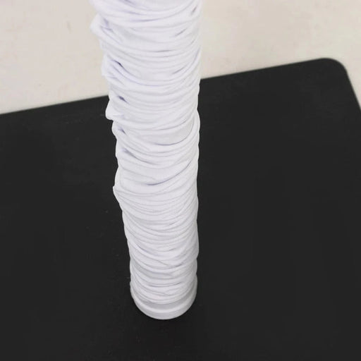 20 ft Spandex Upright Pole Cover for Event Setup - White BKDP_STND_ALUM_3X20_SPX_WHT