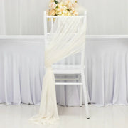 20 Pack 9 ft Shimmer Sheer Drape Chair Decor