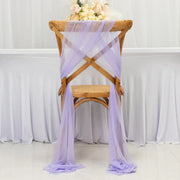 20 Pack 9 ft Shimmer Sheer Drape Chair Decor