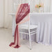 20 Pack 9ft Shimmer Sheer Drape Chair Decor - Sheer