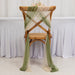 20 Pack 9ft Shimmer Sheer Drape Chair Decor - Sheer