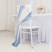 20 Pack 9ft Shimmer Sheer Drape Chair Decor - Sheer