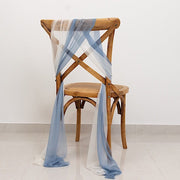 20 Pack 9ft Shimmer Sheer Drape Chair Decor - Sheer