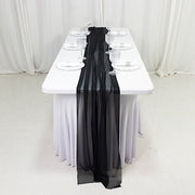 20 Pack 9ft Shimmer Sheer Drape Chair Decor - Sheer