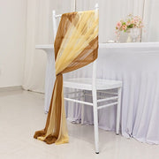 20 Pack 9ft Shimmer Sheer Drape Chair Decor - Sheer