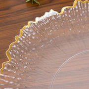 20 pcs 10" wide Plastic  Plates with Reef Desig - Disposable Tableware