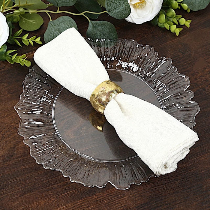 20 pcs 10" wide Plastic  Plates with Reef Desig - Disposable Tableware