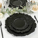 20 pcs 10" wide Plastic  Plates with Reef Desig - Disposable Tableware