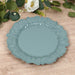 20 pcs 10" wide Plastic  Plates with Reef Desig - Disposable Tableware