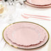 20 pcs 10" wide Plastic  Plates with Reef Desig - Disposable Tableware