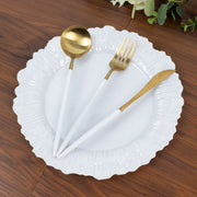 20 pcs 10" wide Plastic  Plates with Reef Desig - Disposable Tableware