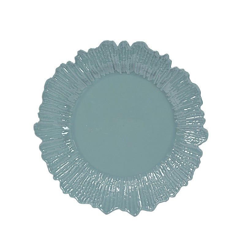 20 pcs 10" wide Plastic  Plates with Reef Desig - Disposable Tableware DSP_PLR0001_10_086