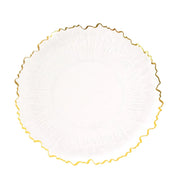 20 pcs 10" wide Plastic  Plates with Reef Desig - Disposable Tableware DSP_PLR0001_10_CLR