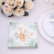 20 pcs 13" x 13" Safari Animal Print Paper Beverage Napkins - Assorted NAP_BEV05_ANML