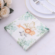 20 pcs 13" x 13" Safari Animal Print Paper Beverage Napkins - Assorted NAP_BEV05_ANML