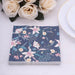 20 pcs 13" x 13" Water Lilly Floral Paper Cocktail Napkins - Navy Blue NAP_BEV08_NAVY