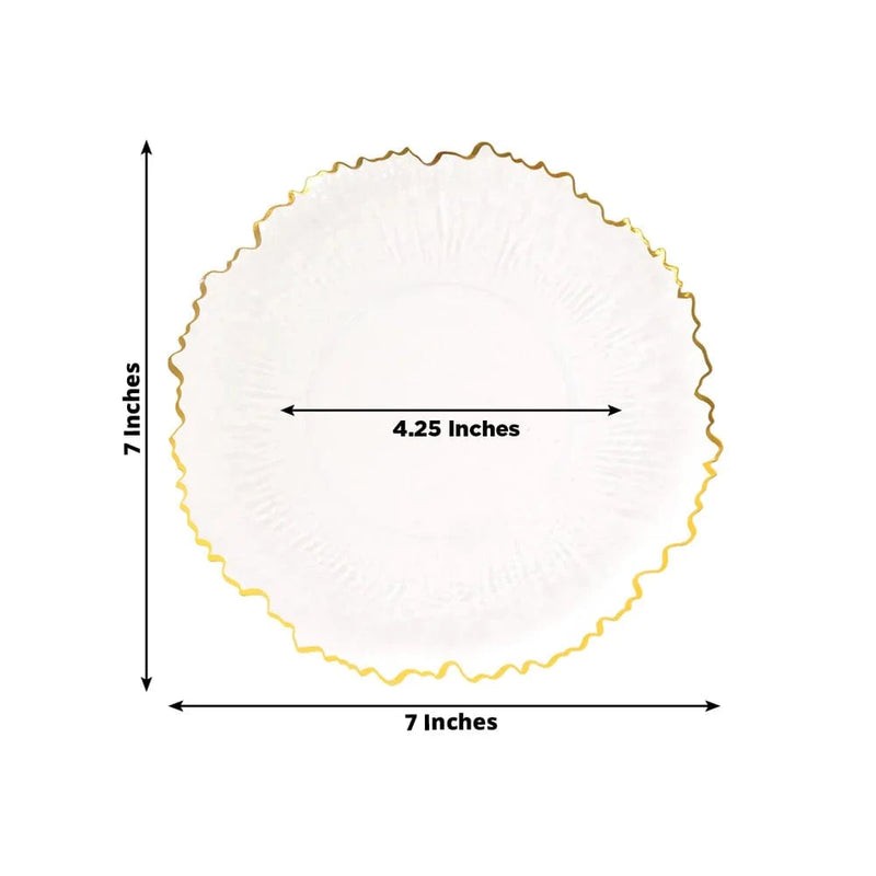 20 pcs 7" wide Plastic  Plates with Reef Desig - Disposable Tableware