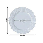 20 pcs 7" wide Plastic  Plates with Reef Desig - Disposable Tableware