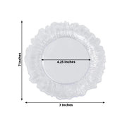 20 pcs 7" wide Plastic  Plates with Reef Desig - Disposable Tableware