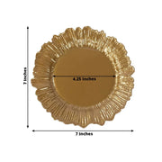 20 pcs 7" wide Plastic  Plates with Reef Desig - Disposable Tableware