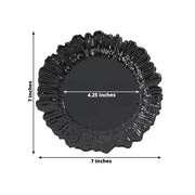 20 pcs 7" wide Plastic  Plates with Reef Desig - Disposable Tableware