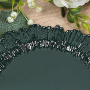 20 pcs 7" wide Plastic  Plates with Reef Desig - Disposable Tableware