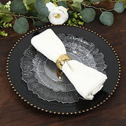 20 pcs 7" wide Plastic  Plates with Reef Desig - Disposable Tableware