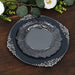 20 pcs 7" wide Plastic  Plates with Reef Desig - Disposable Tableware