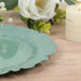 20 pcs 7" wide Plastic  Plates with Reef Desig - Disposable Tableware