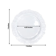 20 pcs 7" wide Plastic  Plates with Reef Desig - Disposable Tableware
