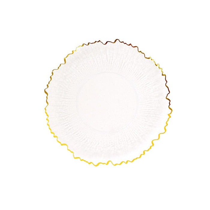 20 pcs 7" wide Plastic  Plates with Reef Desig - Disposable Tableware DSP_PLR0001_7_CLGD