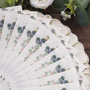 20 Peony Flowers Print Paper Dinner Napkins with Gold Edge - White and Pink NAP_DIN24_GOLD