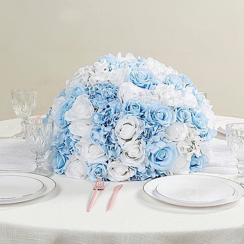 20" Pre-Arranged Artificial Rose Flower Balls Wedding Centerpiece