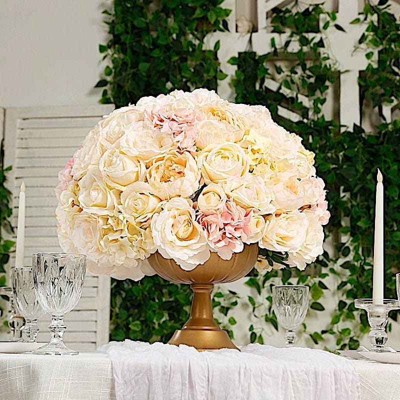 20" Pre-Arranged Artificial Rose Flower Balls Wedding Centerpiece