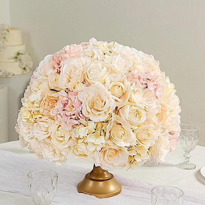 20" Pre-Arranged Artificial Rose Flower Balls Wedding Centerpiece