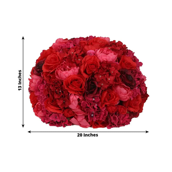 20" Pre-Arranged Artificial Rose Wedding Centerpiece
