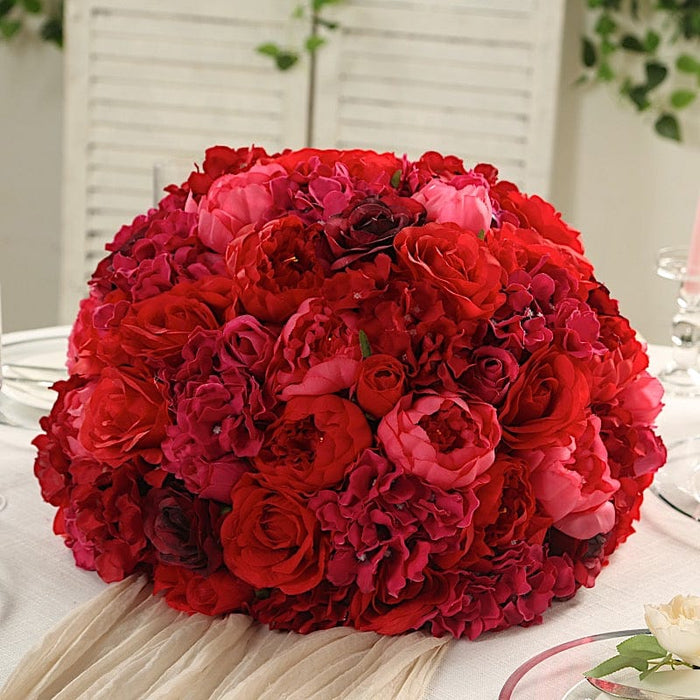 20" Pre-Arranged Artificial Rose Wedding Centerpiece