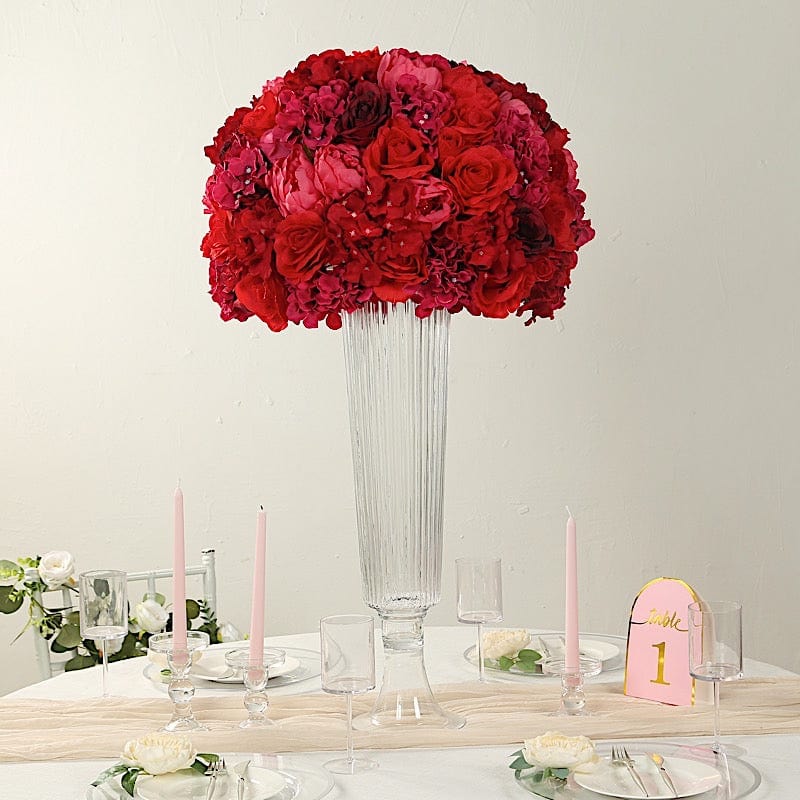 20" Pre-Arranged Artificial Rose Wedding Centerpiece